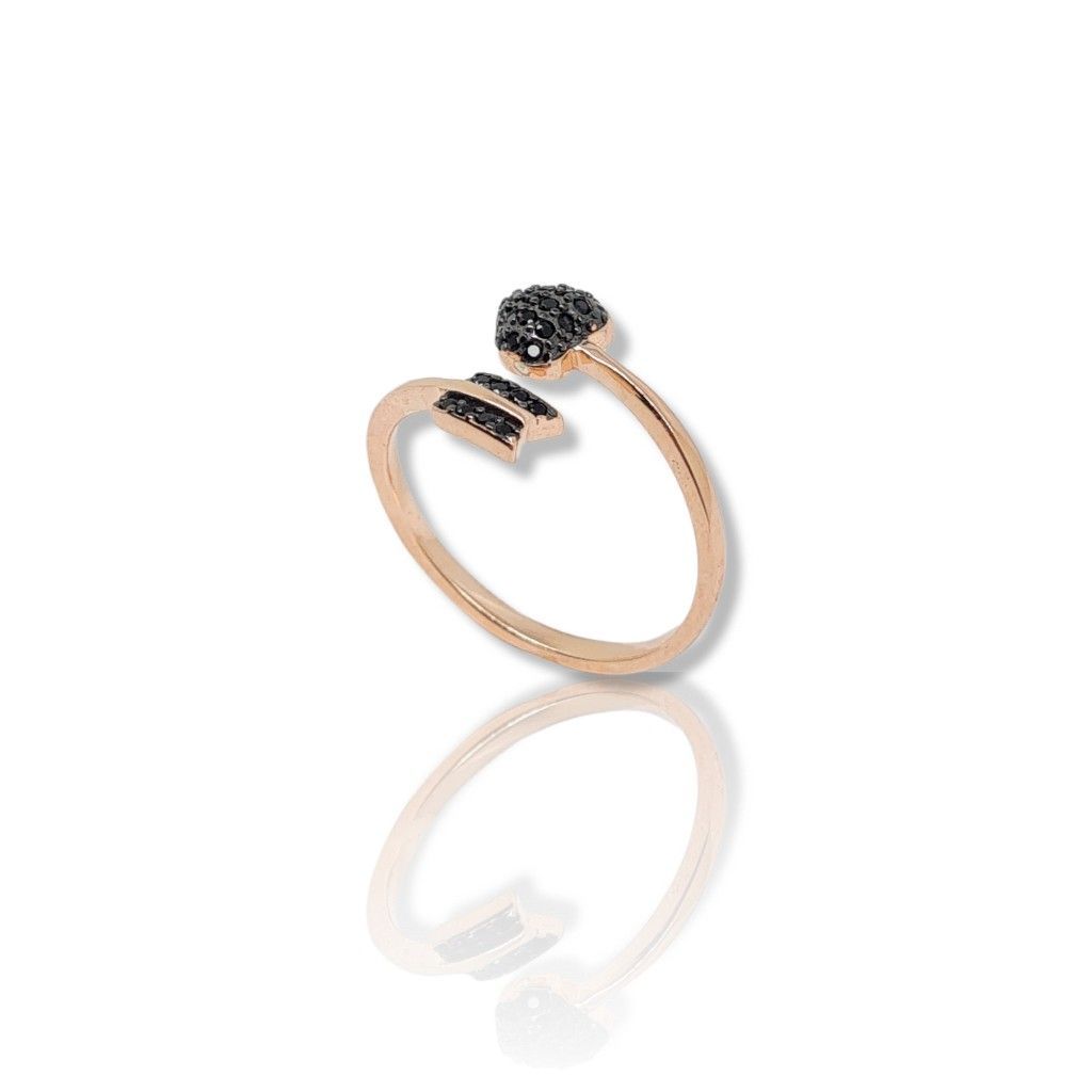 Ασημένιο δαχτυλίδι απο επιχρυσωμένο ασήμι 925°  (code FC002499)